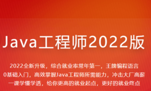 Java工程师2022版【完结】-1筹百汇